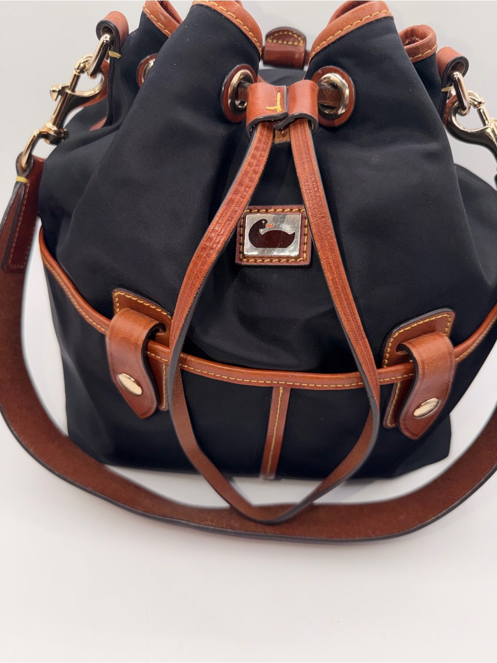 Dooney & Bourke Wayfarer Nylon Drawstring Hobo Bag - Picture 2 of 11